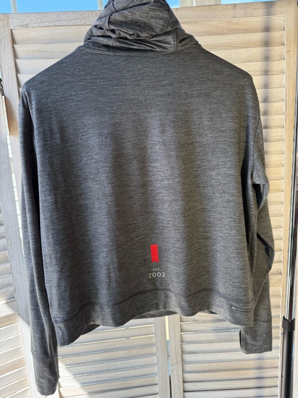 Michelob ULTRA Blue/Grey Cowl Neck Pullover Hoodie Team Ultra Med EUC - Picture 3 of 5